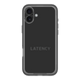 スリムプロテクションプレミアムケース［ LATENCY - Logotype - Black ］