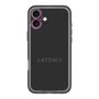 スリムプロテクションプレミアムケース［ LATENCY - Logotype - Black ］