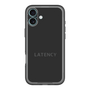 スリムプロテクションプレミアムケース［ LATENCY - Logotype - Black ］