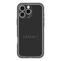 スリムプロテクションプレミアムケース［ LATENCY - Logotype - Black ］