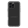 スリムプロテクションプレミアムケース［ LATENCY - Logotype - Black ］