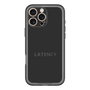 スリムプロテクションプレミアムケース［ LATENCY - Logotype - Black ］