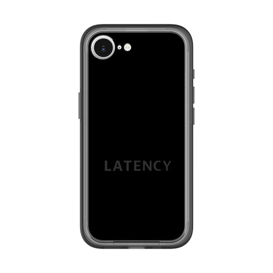 スリムプロテクションプレミアムケース［ LATENCY - Logotype - Black ］