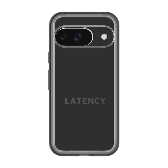 スリムプロテクションプレミアムケース［ LATENCY - Logotype - Black ］