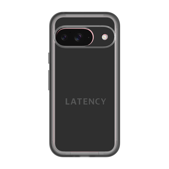 スリムプロテクションプレミアムケース［ LATENCY - Logotype - Black ］