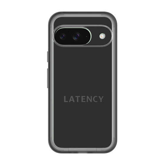 スリムプロテクションプレミアムケース［ LATENCY - Logotype - Black ］