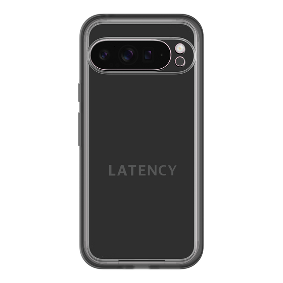 スリムプロテクションプレミアムケース［ LATENCY - Logotype - Black ］