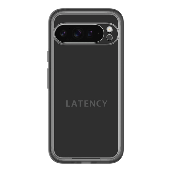 スリムプロテクションプレミアムケース［ LATENCY - Logotype - Black ］