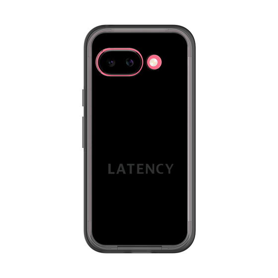 スリムプロテクションプレミアムケース［ LATENCY - Logotype - Black ］