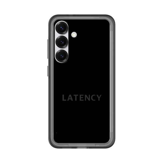 スリムプロテクションプレミアムケース［ LATENCY - Logotype - Black ］