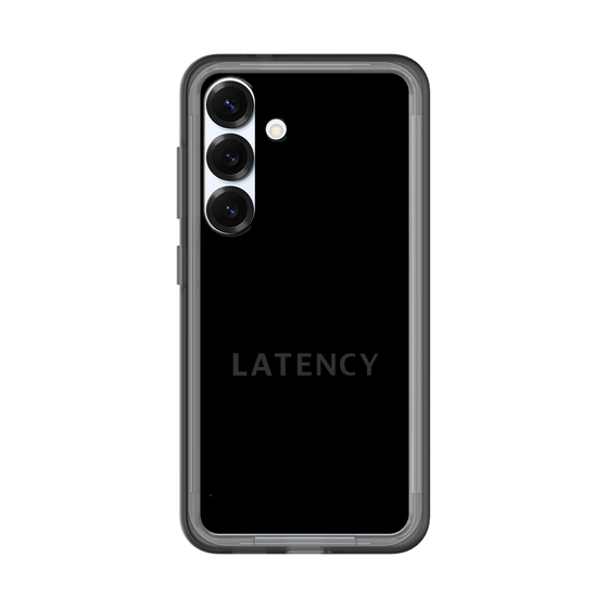 スリムプロテクションプレミアムケース［ LATENCY - Logotype - Black ］