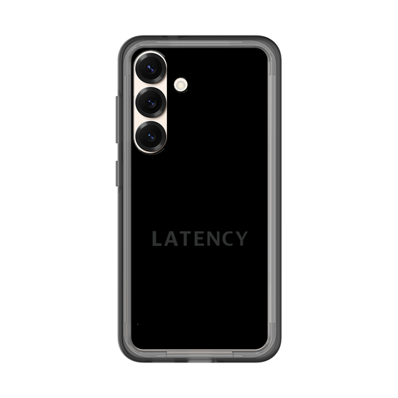 スリムプロテクションプレミアムケース［ LATENCY - Logotype - Black ］