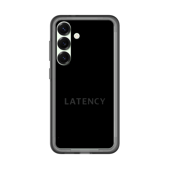 スリムプロテクションプレミアムケース［ LATENCY - Logotype - Black ］