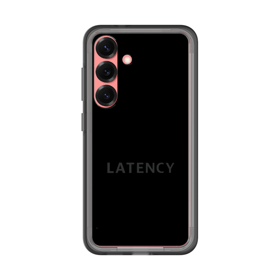 スリムプロテクションプレミアムケース［ LATENCY - Logotype - Black ］