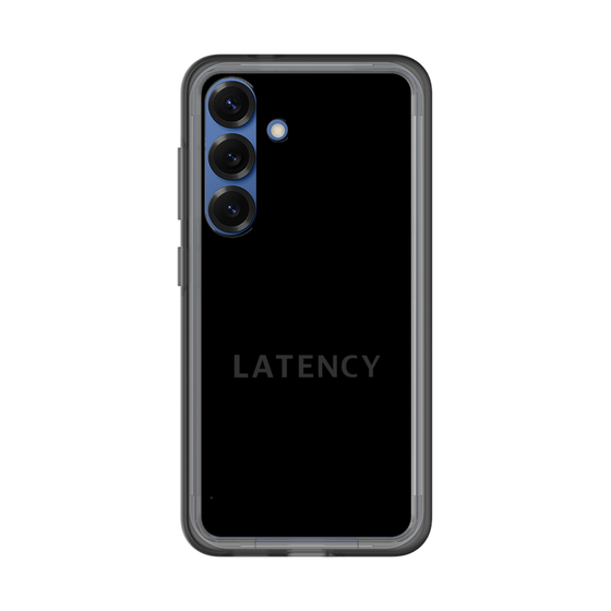 スリムプロテクションプレミアムケース［ LATENCY - Logotype - Black ］