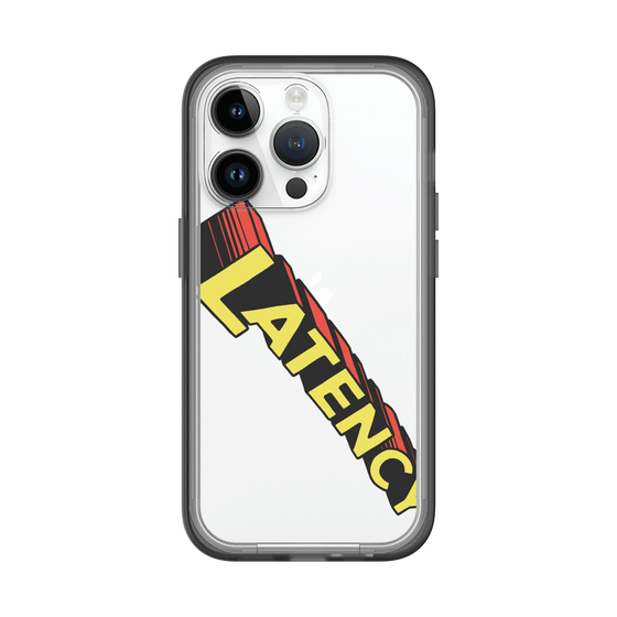 スリムプロテクションプレミアムケース［ LATENCY - Rock logo - Clear ］