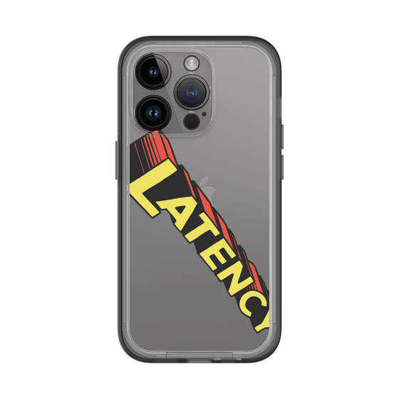 スリムプロテクションプレミアムケース［ LATENCY - Rock logo - Clear ］