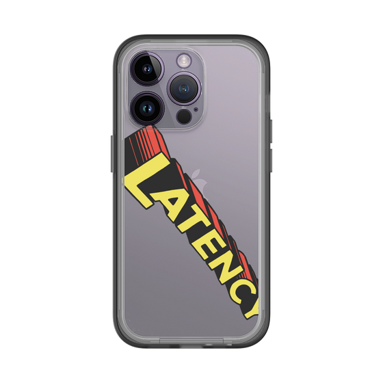 スリムプロテクションプレミアムケース［ LATENCY - Rock logo - Clear ］