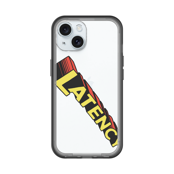 スリムプロテクションプレミアムケース［ LATENCY - Rock logo - Clear ］