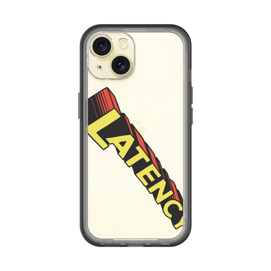 スリムプロテクションプレミアムケース［ LATENCY - Rock logo - Clear ］