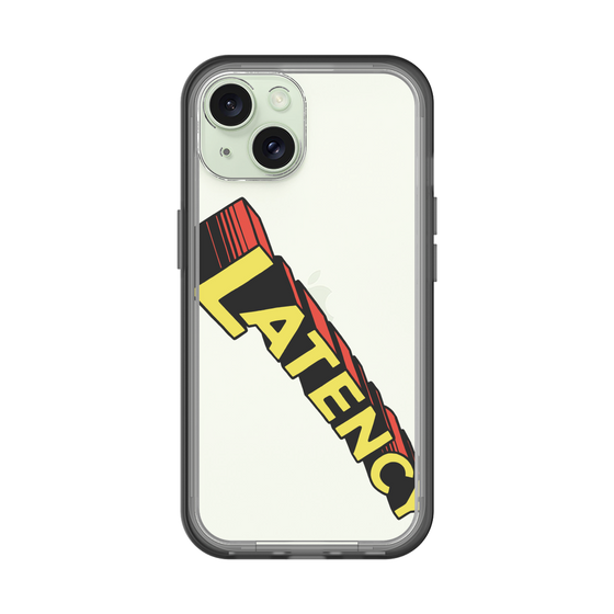 スリムプロテクションプレミアムケース［ LATENCY - Rock logo - Clear ］