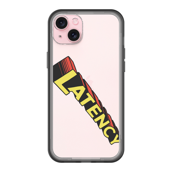 スリムプロテクションプレミアムケース［ LATENCY - Rock logo - Clear ］