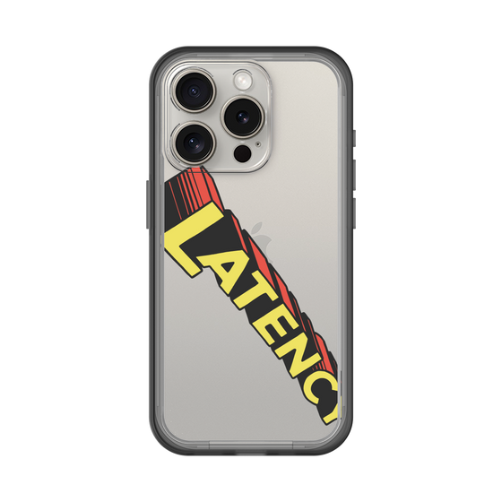 スリムプロテクションプレミアムケース［ LATENCY - Rock logo - Clear ］