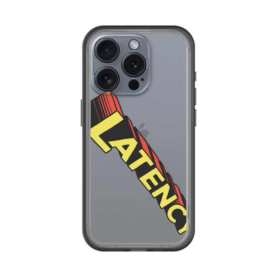 スリムプロテクションプレミアムケース［ LATENCY - Rock logo - Clear ］