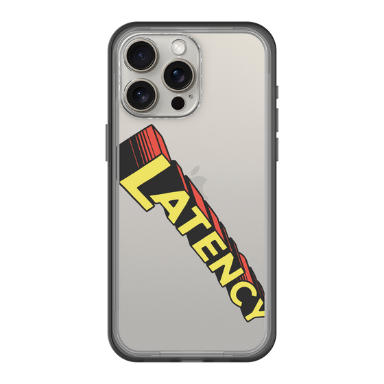 スリムプロテクションプレミアムケース［ LATENCY - Rock logo - Clear ］