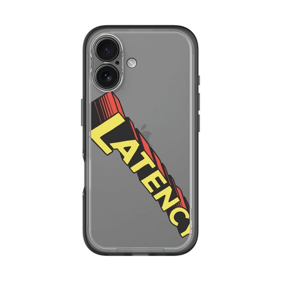 スリムプロテクションプレミアムケース［ LATENCY - Rock logo - Clear ］