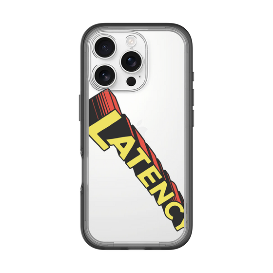 スリムプロテクションプレミアムケース［ LATENCY - Rock logo - Clear ］