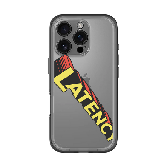 スリムプロテクションプレミアムケース［ LATENCY - Rock logo - Clear ］