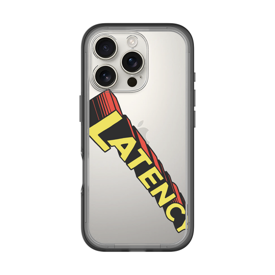 スリムプロテクションプレミアムケース［ LATENCY - Rock logo - Clear ］