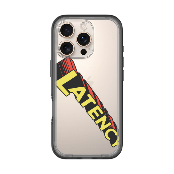 スリムプロテクションプレミアムケース［ LATENCY - Rock logo - Clear ］