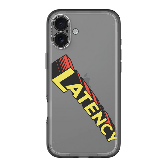 スリムプロテクションプレミアムケース［ LATENCY - Rock logo - Clear ］