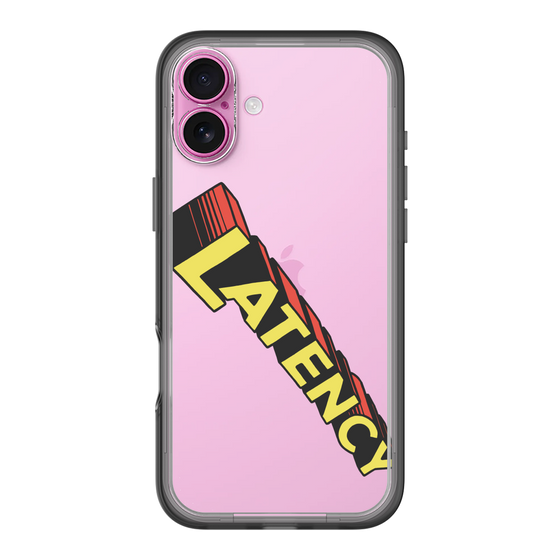 スリムプロテクションプレミアムケース［ LATENCY - Rock logo - Clear ］