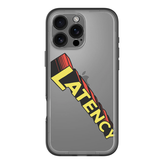 スリムプロテクションプレミアムケース［ LATENCY - Rock logo - Clear ］