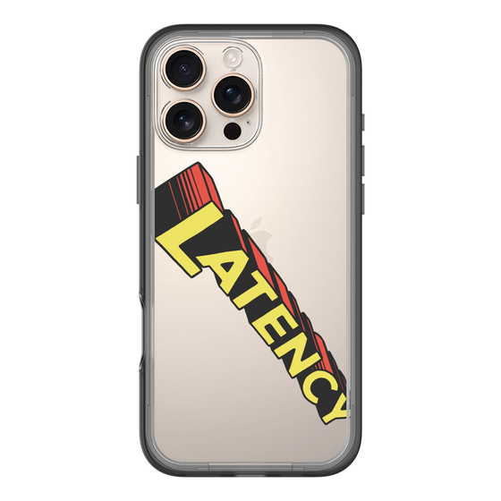 スリムプロテクションプレミアムケース［ LATENCY - Rock logo - Clear ］