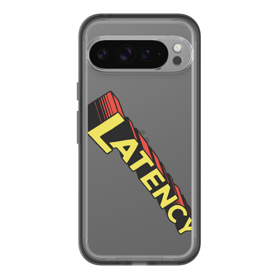 スリムプロテクションプレミアムケース［ LATENCY - Rock logo - Clear ］