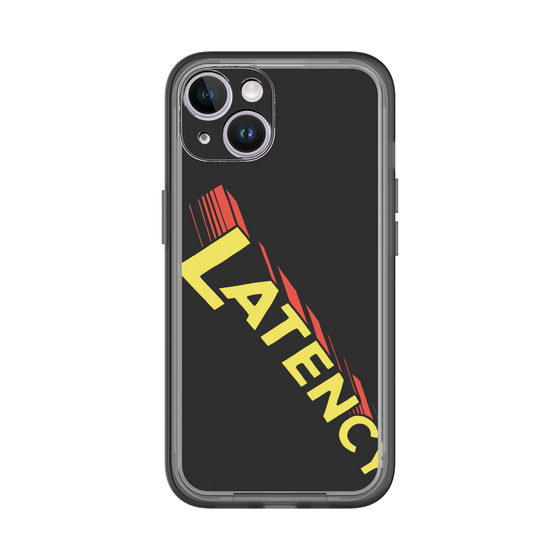 スリムプロテクションプレミアムケース［ LATENCY - Rock logo - Black ］
