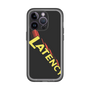 スリムプロテクションプレミアムケース［ LATENCY - Rock logo - Black ］