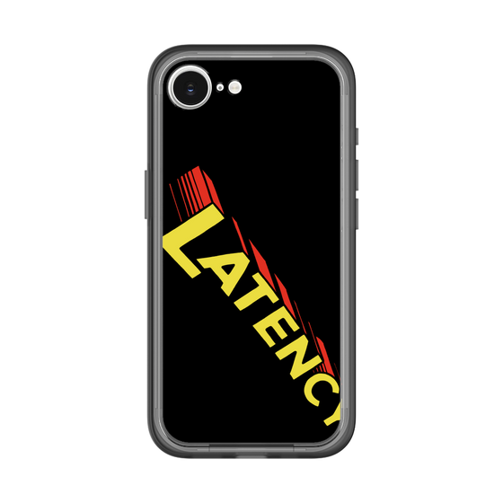 スリムプロテクションプレミアムケース［ LATENCY - Rock logo - Black ］