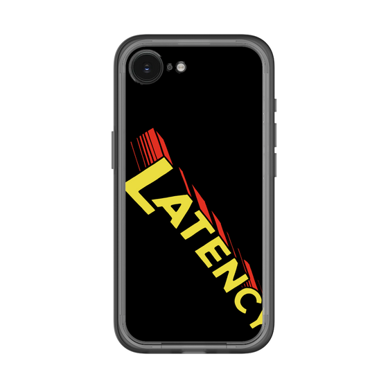 スリムプロテクションプレミアムケース［ LATENCY - Rock logo - Black ］