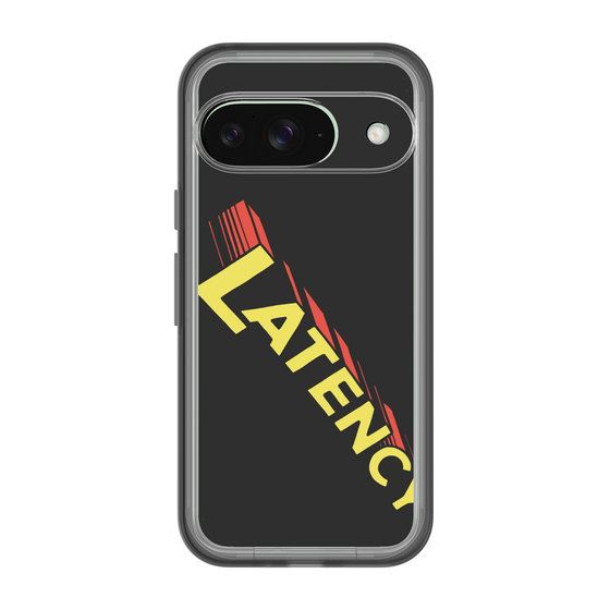 スリムプロテクションプレミアムケース［ LATENCY - Rock logo - Black ］
