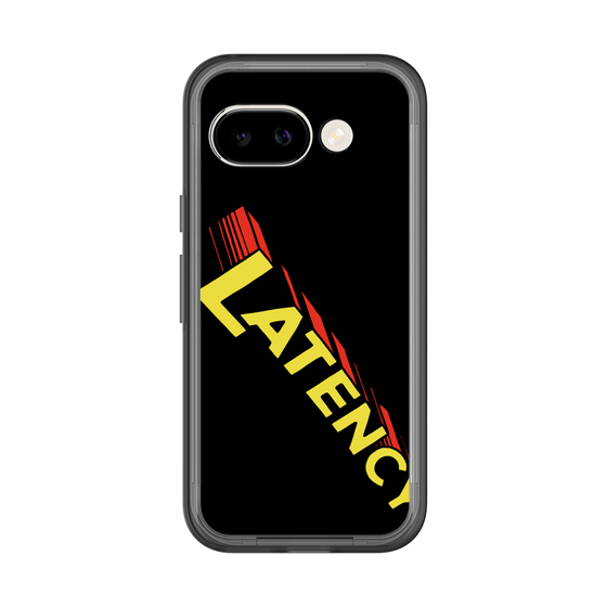 スリムプロテクションプレミアムケース［ LATENCY - Rock logo - Black ］