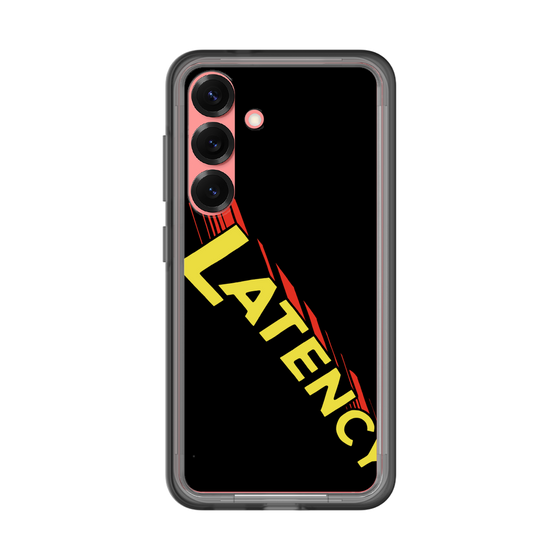 スリムプロテクションプレミアムケース［ LATENCY - Rock logo - Black ］