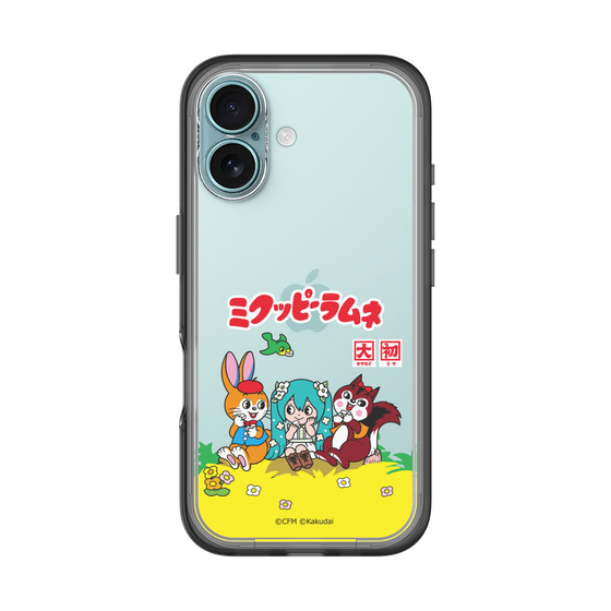 スリムプロテクションプレミアムケース［ 初音ミク×クッピーラムネ - パッケージ - クリア ］