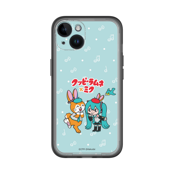 スリムプロテクションプレミアムケース［ 初音ミク×クッピーラムネ - 初音ミク×クッピー - デフォルメイラスト ］