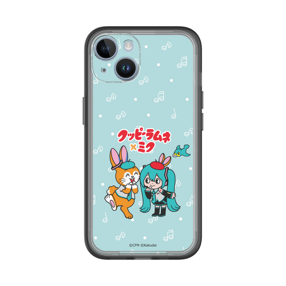 スリムプロテクションプレミアムケース［ 初音ミク×クッピーラムネ - 初音ミク×クッピー - デフォルメイラスト ］