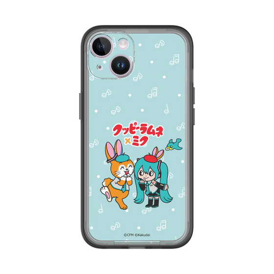 スリムプロテクションプレミアムケース［ 初音ミク×クッピーラムネ - 初音ミク×クッピー - デフォルメイラスト ］
